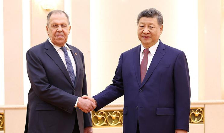 Russia's Foreign Minister Sergei Lavrov visits China