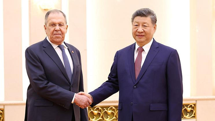 Russia's Foreign Minister Sergei Lavrov visits China