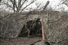 Ukrajinský voják v Záporožské oblasti.