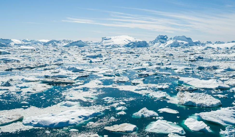 Iceberg,And,Ice,From,Glacier,In,Arctic,Nature,Landscape,On