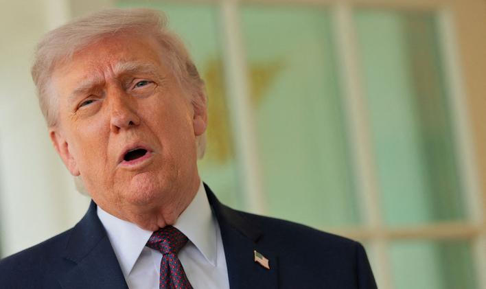 U.S. President Donald Trump in the Oval Office at the White House