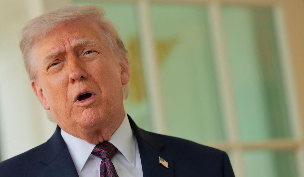 U.S. President Donald Trump in the Oval Office at the White House