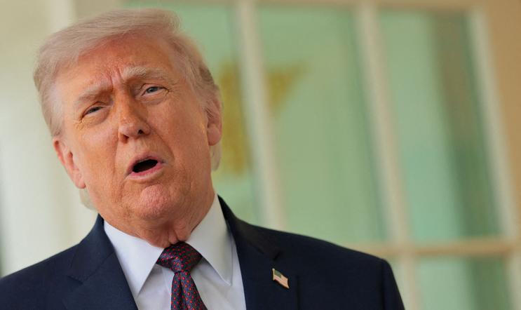 U.S. President Donald Trump in the Oval Office at the White House
