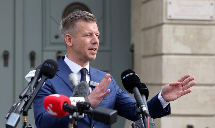 Budoucí maďarský premiér Péter Magyar.