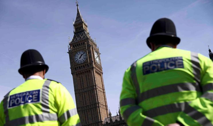 Policie v Londýně.