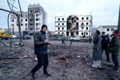 Ukrajina v plamenech: rozsáhlý noční úder zasáhl tři velká města