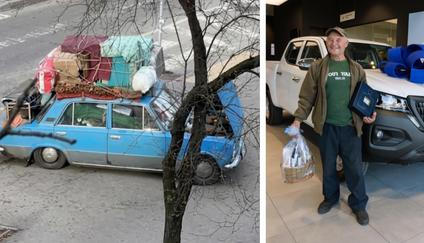 Příběh seniora, který ve starém autě převážel celý svůj život, zaujal veřejnost. Po zveřejnění videa mu podnikatel daroval nové auto.