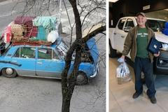 Příběh seniora, který ve starém autě převážel celý svůj život, zaujal veřejnost. Po zveřejnění videa mu podnikatel daroval nové auto.