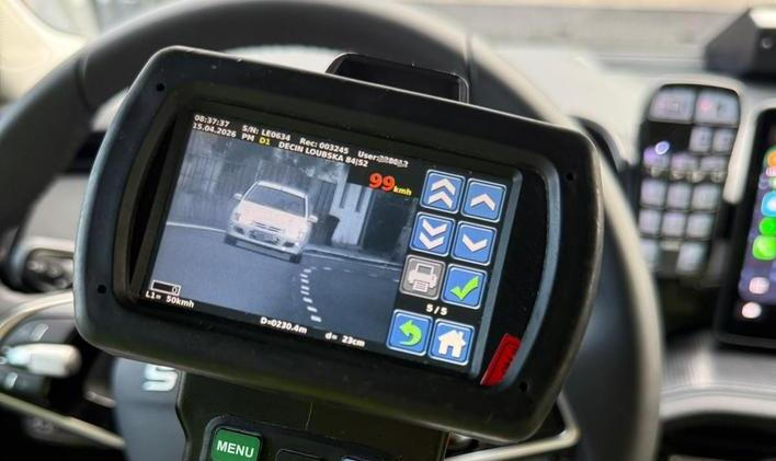 Měření rychlosti, ilustrační foto.