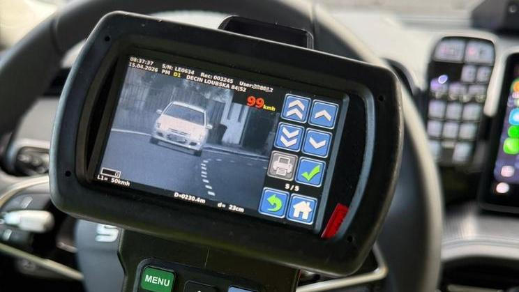 Měření rychlosti, ilustrační foto.