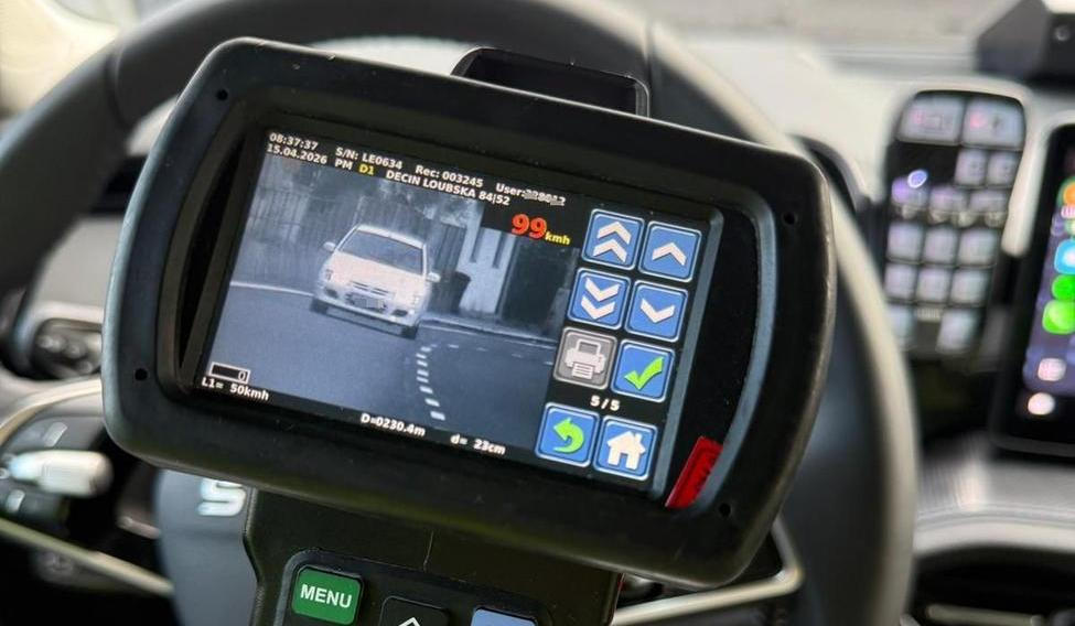 Měření rychlosti, ilustrační foto.