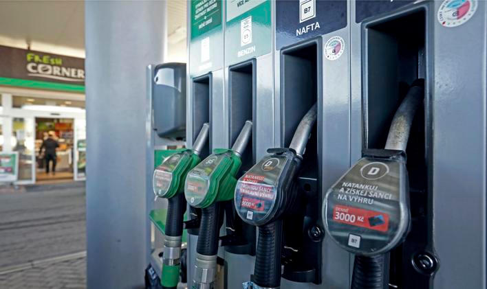  čerpací stanice, benzín, pumpa, nafta, palivo, ilustrační fotografie