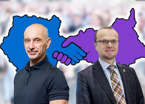 Potenciál ohlášeného spojenectví dvou hejtmanů - Martina Kuby (vlevo) z Jihočeského kraje a Martina Netolického z Pardubicka - otestují už letos na podzim komunální volby, shodují se politologové oslovení Aktuálně.cz. 