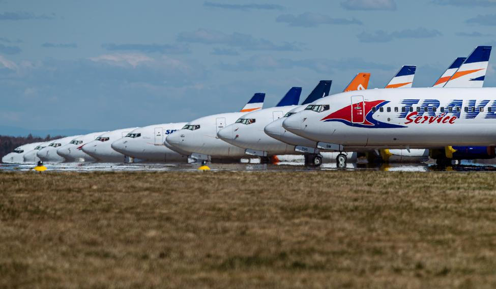 Ruzyně, letadlo, aerolinky, zrušené lety.