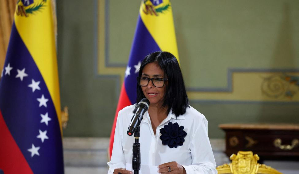 Prozatímní venezuelská prezidentka Delcy Rodríguezová.