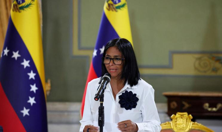 Prozatímní venezuelská prezidentka Delcy Rodríguezová.