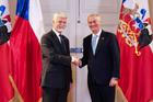 Prezident Petr Pavel s chilským prezidentem José Antoniem Kastem