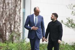 Ukrainian President Volodymyr Zelenskiy visits Berlin