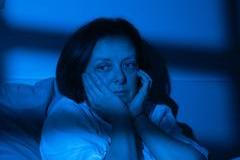 Woman,Suffering,From,Insomnia,And,Sleep,Disorder,Waking,Up,From