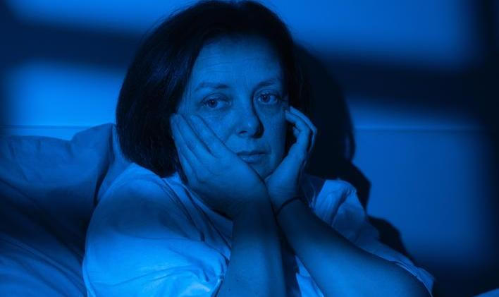 Woman,Suffering,From,Insomnia,And,Sleep,Disorder,Waking,Up,From