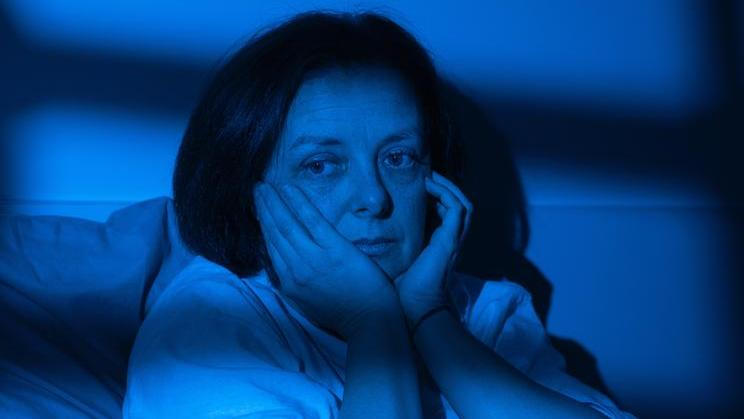 Woman,Suffering,From,Insomnia,And,Sleep,Disorder,Waking,Up,From