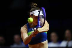 Linda Nosková na turnaji ve Stuttgartu 2026