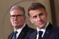 Britský premiér Keir Starmer s francouzským prezidentem Emmanuelem Macronem.