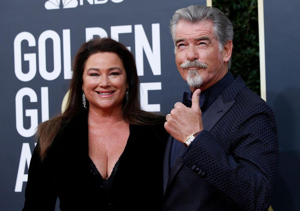 Pierce Brosnan s manželkou