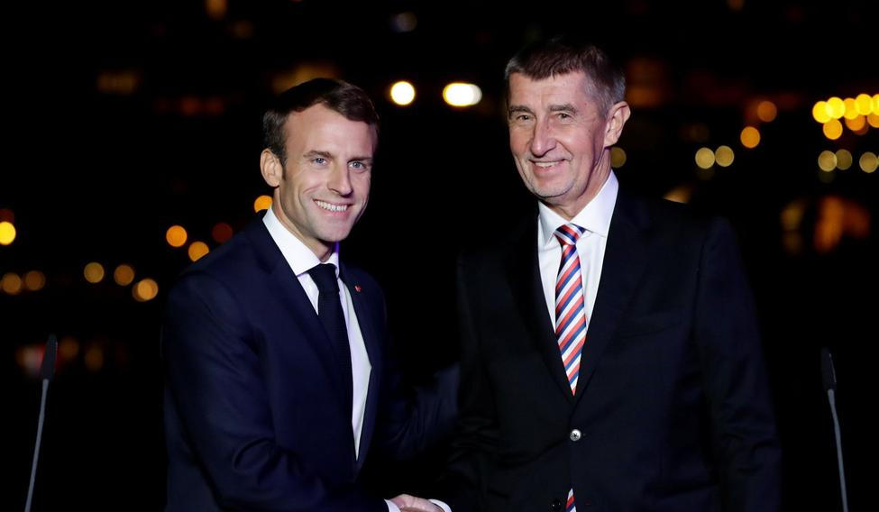 Macron s Babišem