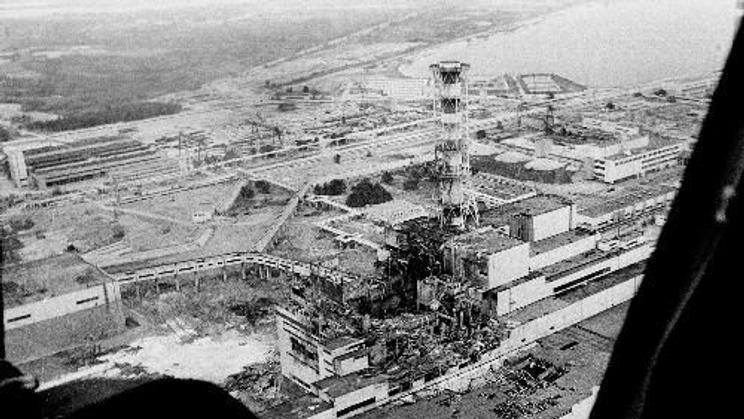 Černobyl - archvivní foto pořízené několik dní po havárii