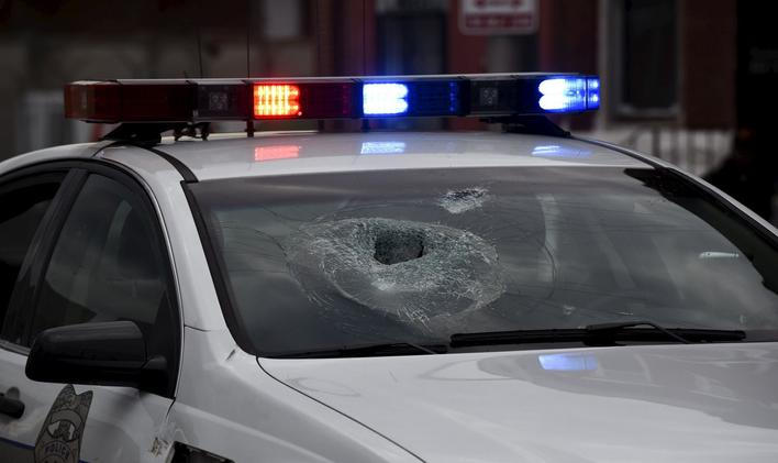 USA - Baltimore - nepokoje - policie