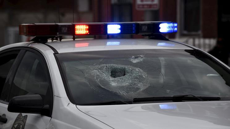 USA - Baltimore - nepokoje - policie