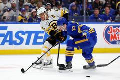 NHL: Stanley Cup Playoffs-Boston Bruins at Buffalo Sabres