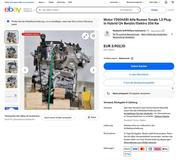Nabídka náhradních dílů koncernu Stellantis na portálu eBay