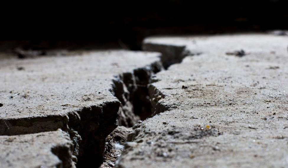 Zemětřesení, ilustrační foto