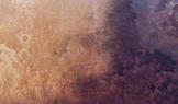 Mars Express zachycuje tmavý sopečný popel pokrývající oblast Utopia Planitia na Marsu.