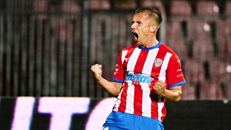 Martin Rymarenko, fotbalista, sportovec, radost, gesto