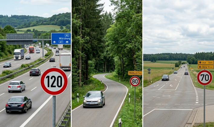 Omezení rychlosti na dálnicích a silnicích