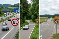Omezení rychlosti na dálnicích a silnicích
