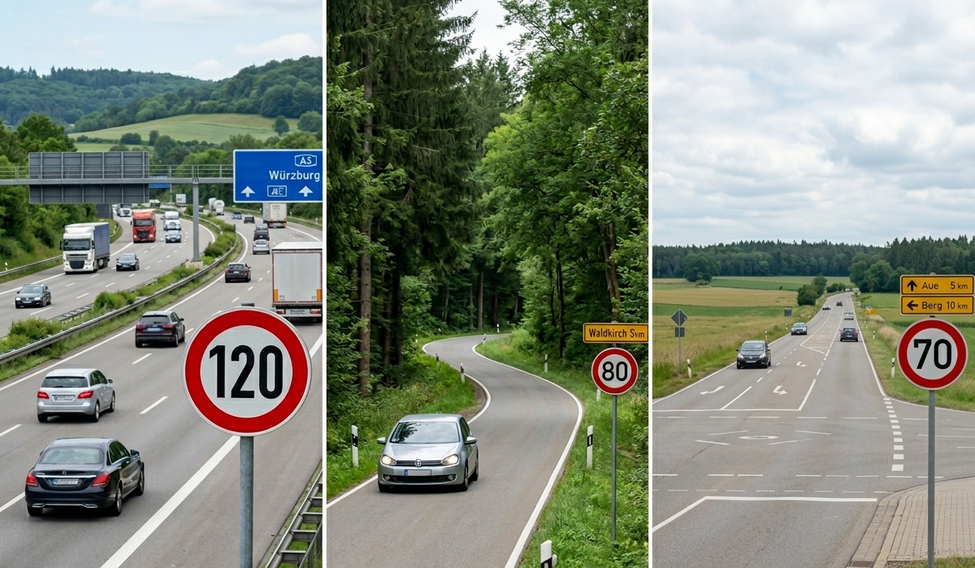 Omezení rychlosti na dálnicích a silnicích