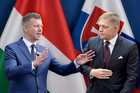 Koláž: Robert Fico a Peter Magyar