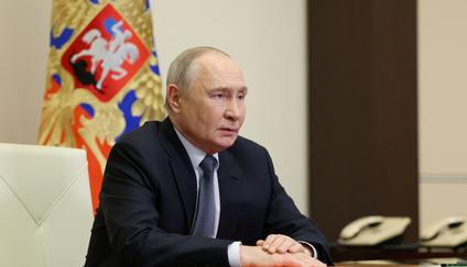 Russian President Putin chairs Security Council meeting outside Moscow