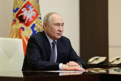 Russian President Putin chairs Security Council meeting outside Moscow