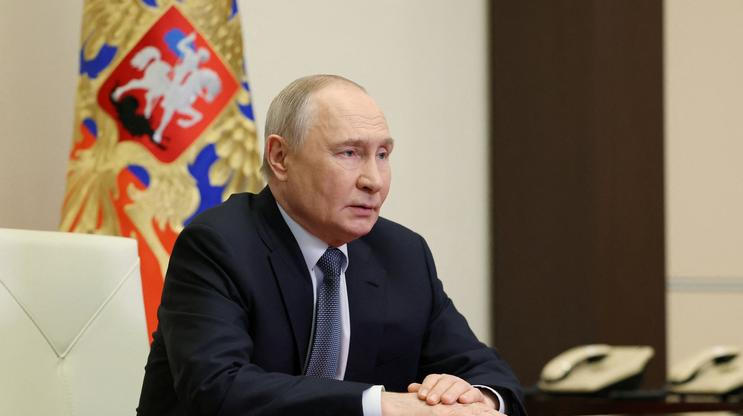 Russian President Putin chairs Security Council meeting outside Moscow