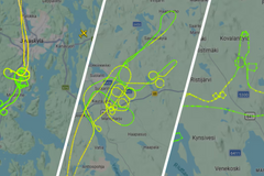 Finští piloti kreslili penisy