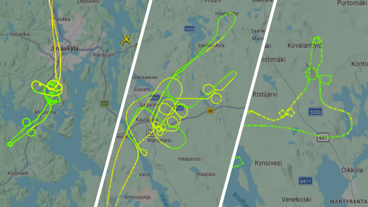 Finští piloti kreslili penisy