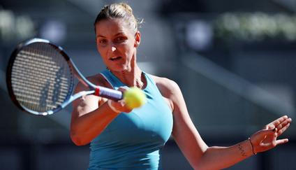 Karolína Plíšková na turnaji v Madridu 2026