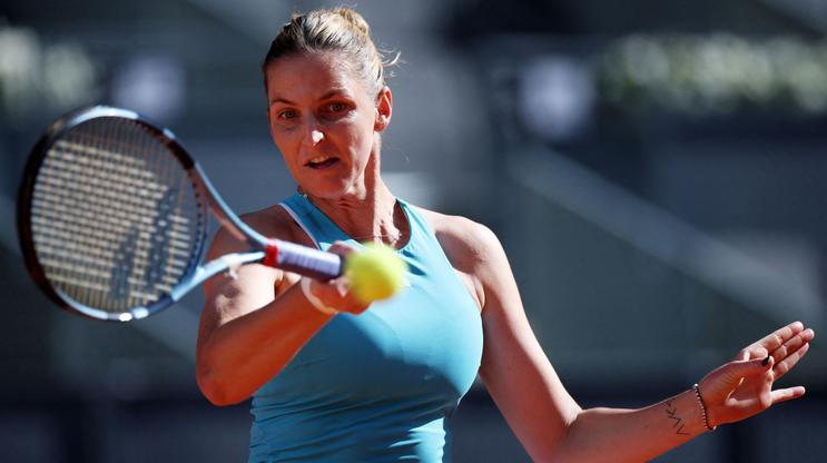 Karolína Plíšková na turnaji v Madridu 2026