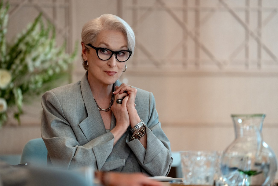 Meryl Streepová jako šéfka módního magazínu Runway Miranda ve filmu Ďábel nosí Pradu 2.