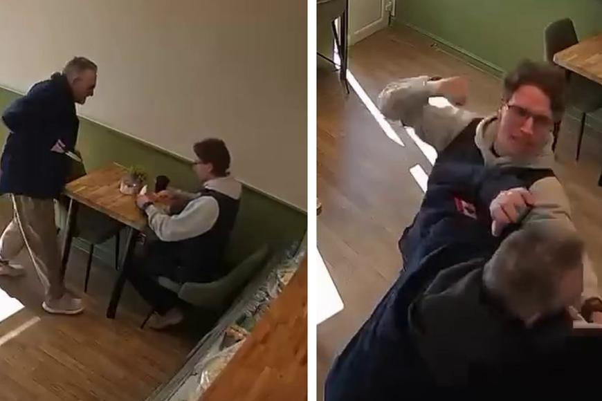 Muž vešel do kavárny a bodl hosta do hrudníku. Reakce byla rychlá a nečekaná